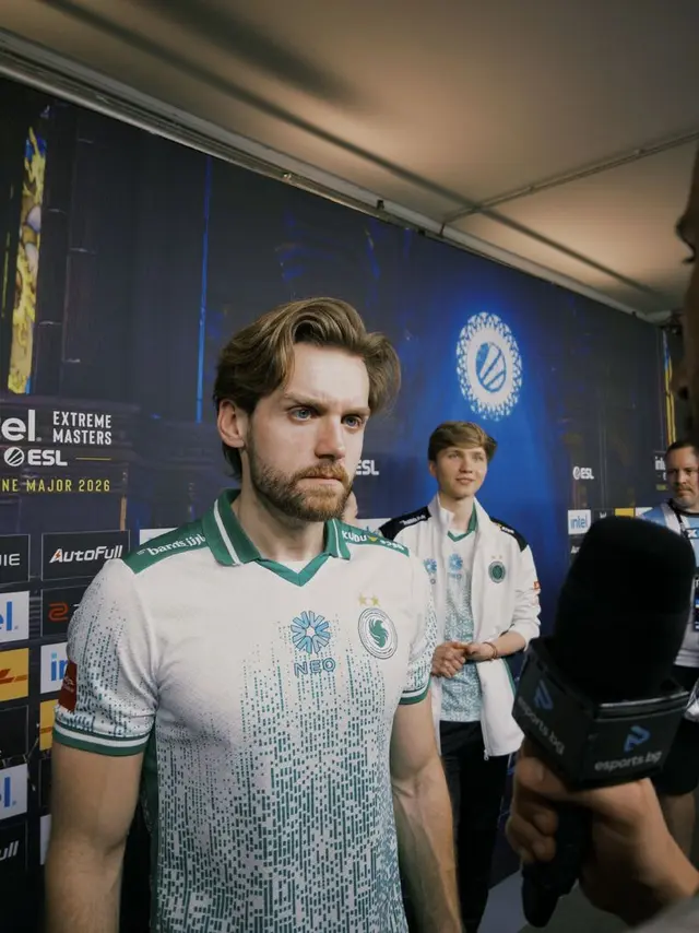 Lua at the BetBoom media area with a pro player