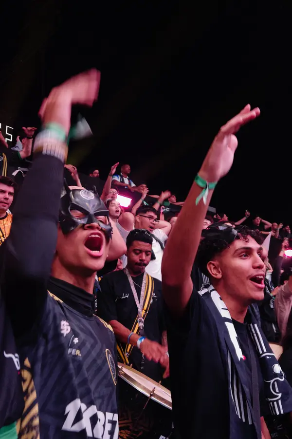 Crowd cheering
