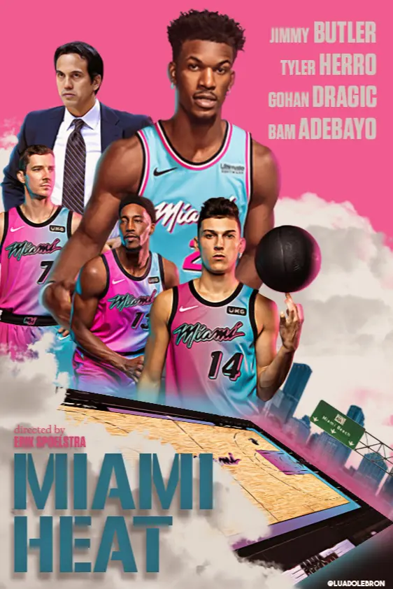 Movie-inspired Miami Heat poster